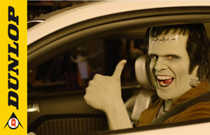 Dunlop lança campanha com Frankenstein